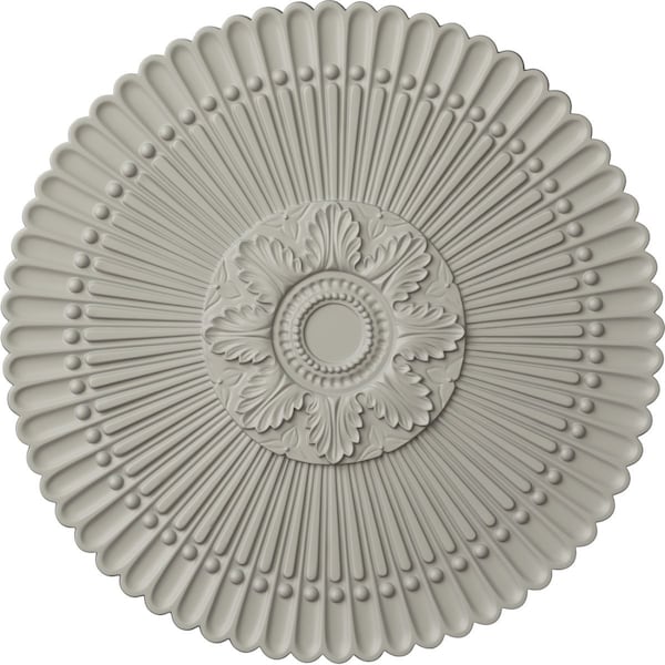 Ekena Millwork Nexus Ceiling Medallion (Fits Canopies up to 2 3/4"), Hand-Painted Pot of Cream, 30"OD x 1 1/4"P CM30NEPCF - main
